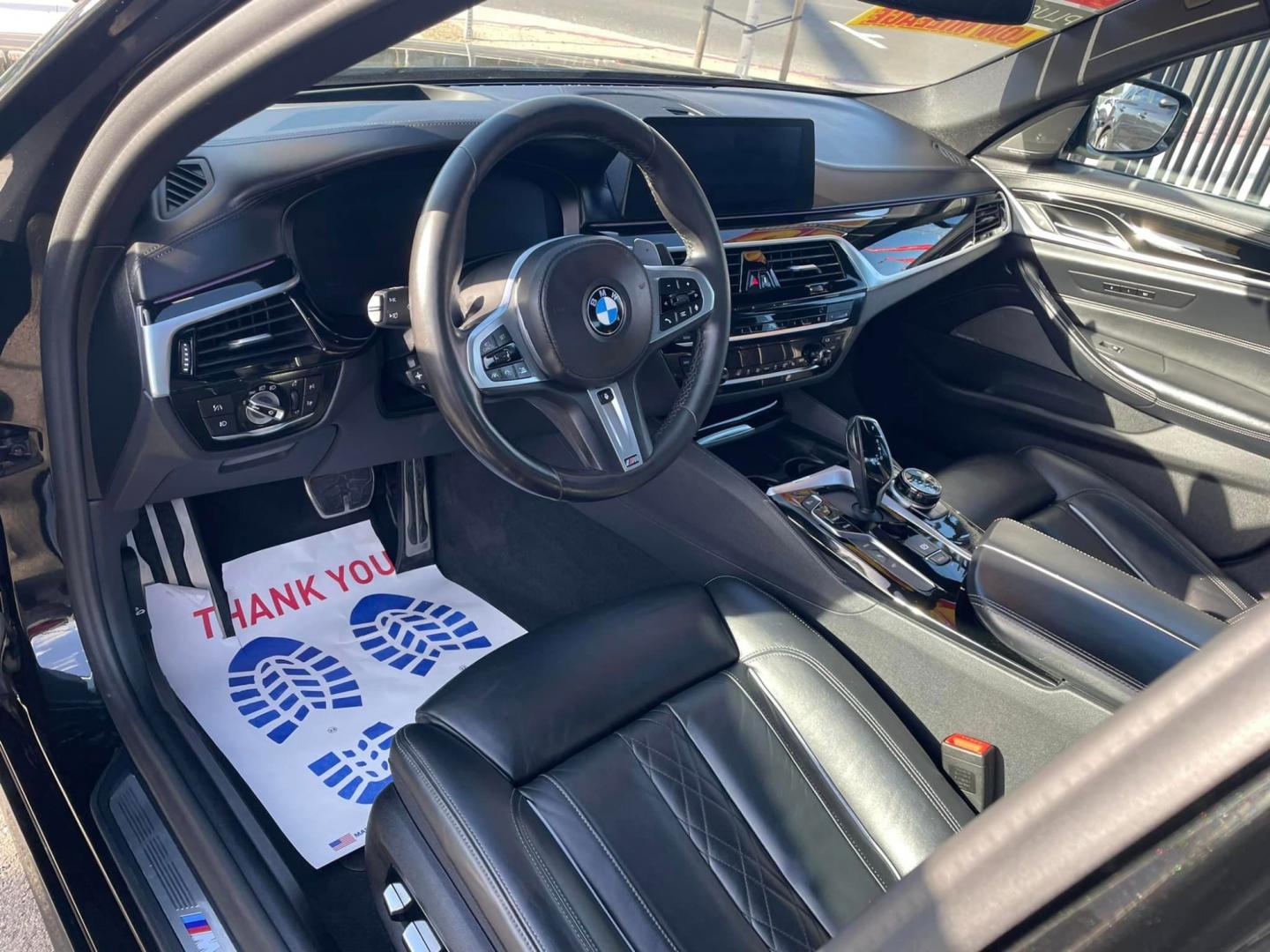 2020 BLACK /BLACK BMW 5-Series (WBAJA9C00LC) , located at 744 E Miner Ave, Stockton, CA, 95202, (209) 944-5770, 37.956863, -121.282082 - Photo#7